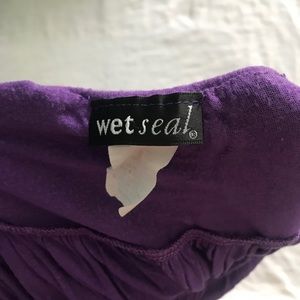 Purple Wet Seal tube top